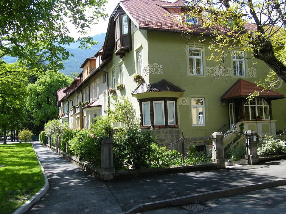 Architecture stucco historic center