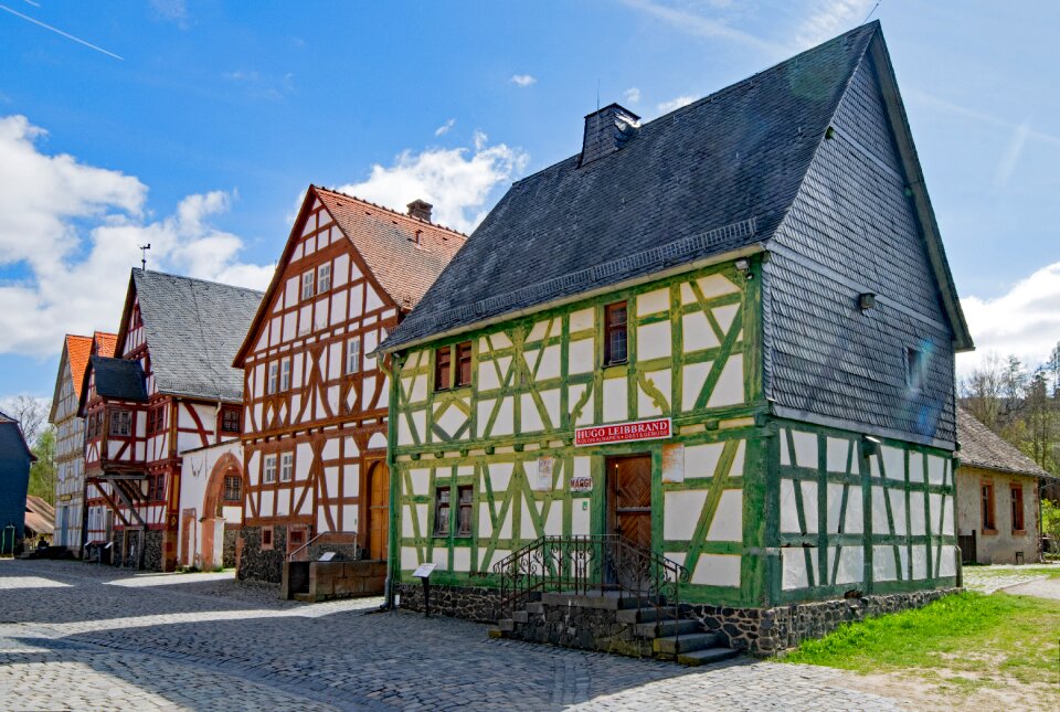 Hesse park historic center fachwerkhaus