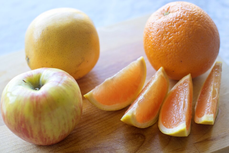 Orange grapefruit food