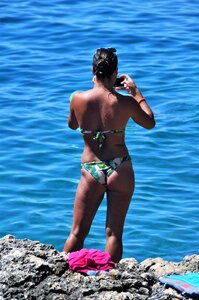 Vacations bikini sea view