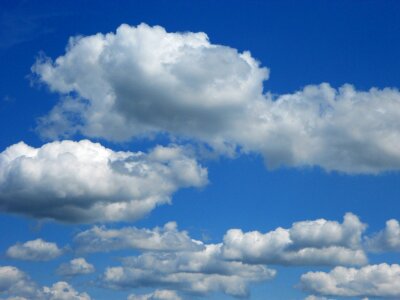 Clouds blue sky cloud formation photo