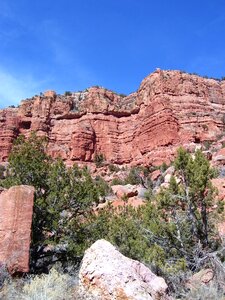 Red canyon red cliffs photo