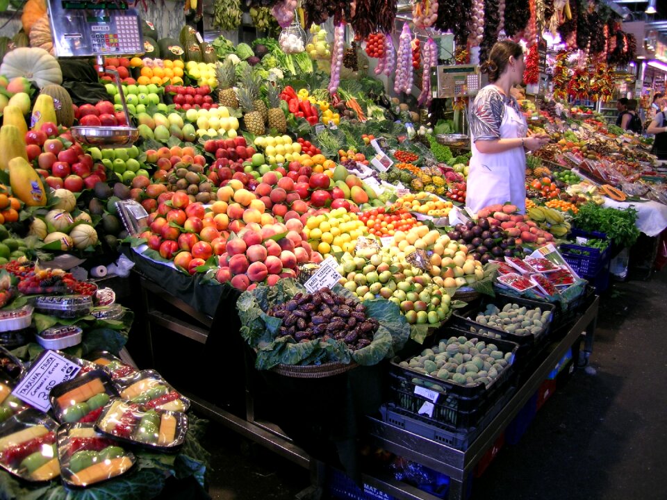 Barcelona boqueria fruit