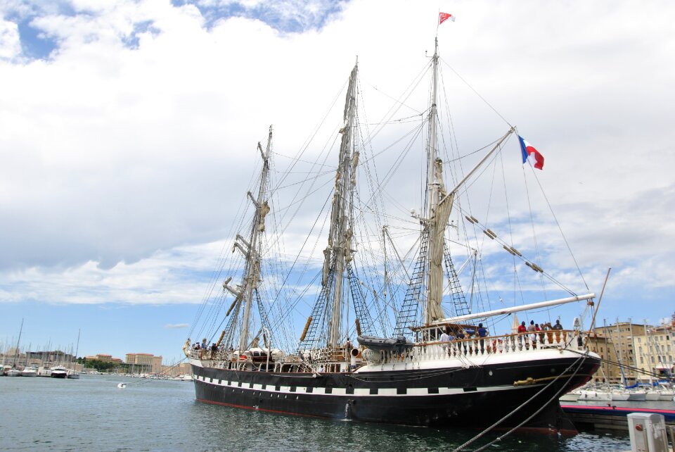 Sailing ship marseille france