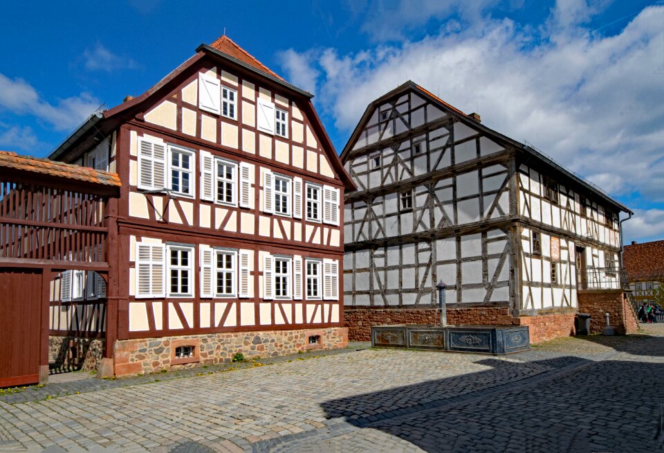 Hesse park historic center fachwerkhaus