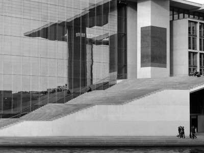 Stairs reflection