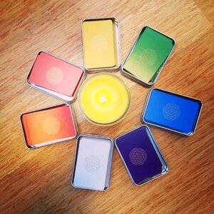Colours candle light