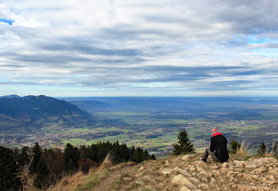 Clouds wide landscape