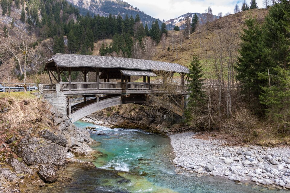 Bad hindelang mountain stream mountain river