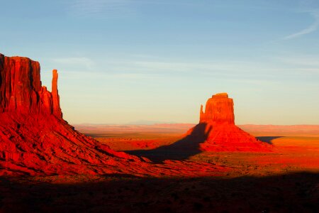 Desert landscape scenic photo