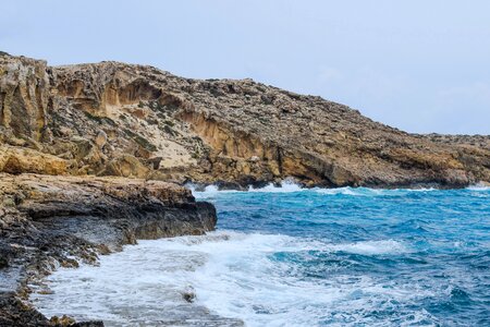 Landscape scenery rocky coast