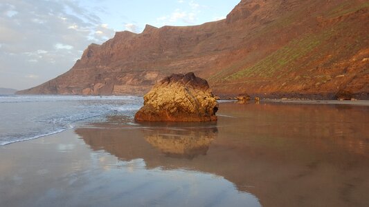Canary islands sea landscape photo
