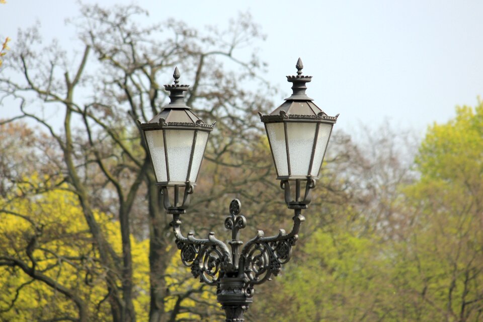 Road street lamp historically