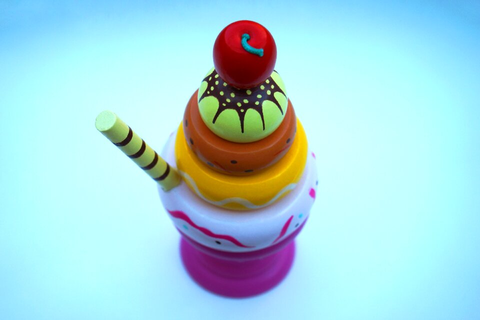 Ice cream sundae sweet dessert