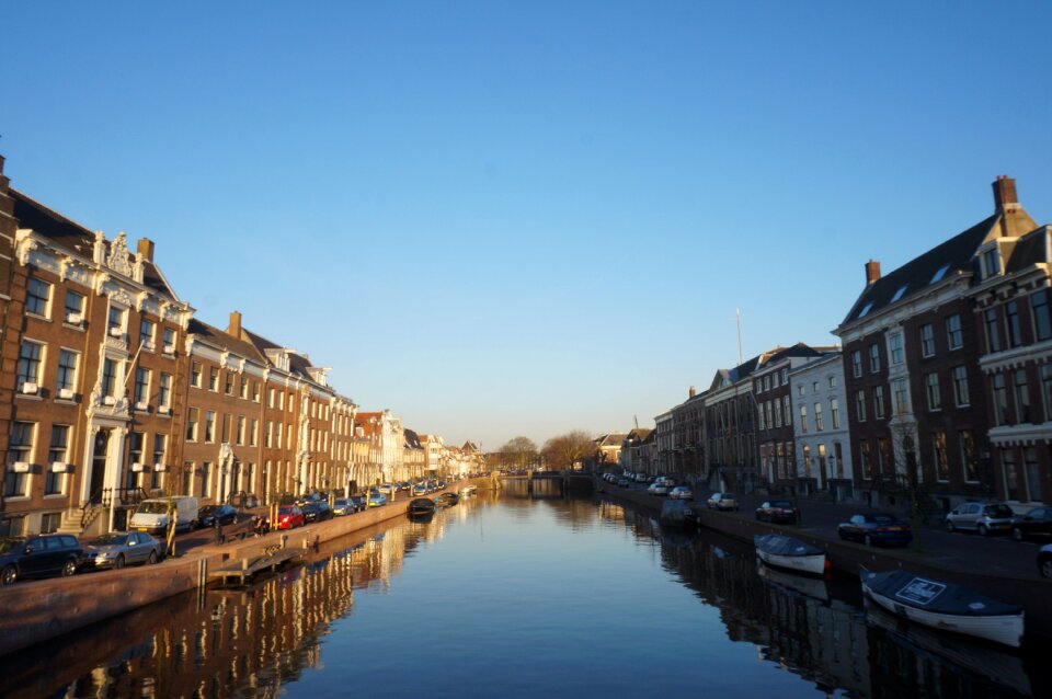 Canal boat river photo