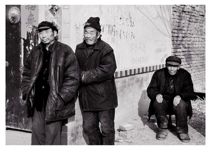 China's rural elderly black and white memory