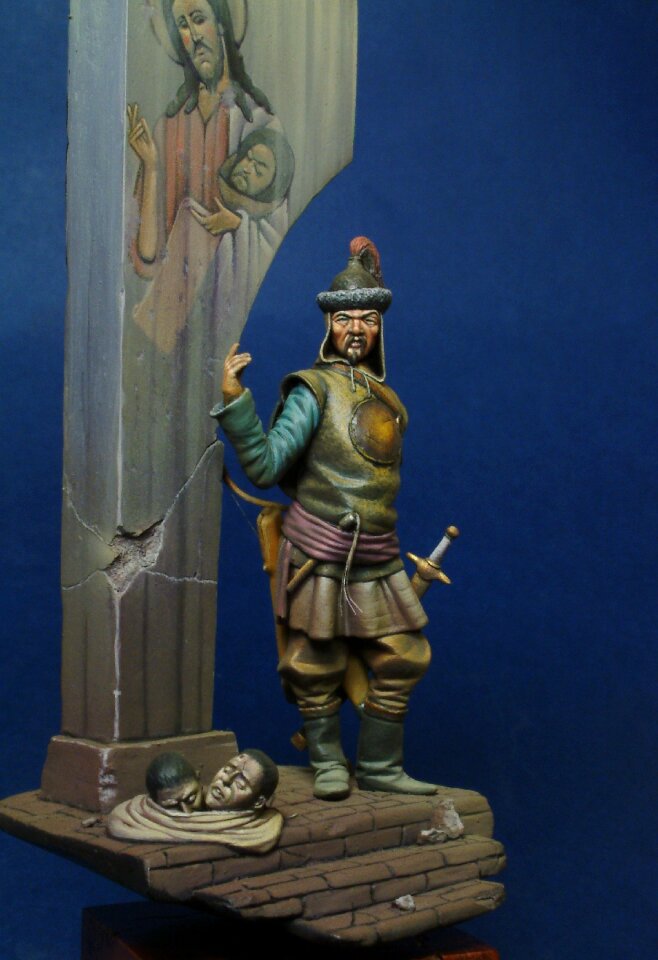 Sculpture miniatures toy soldiers