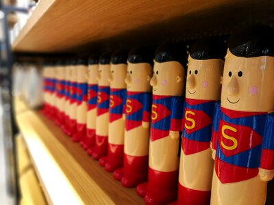 Toys superman piggy bank