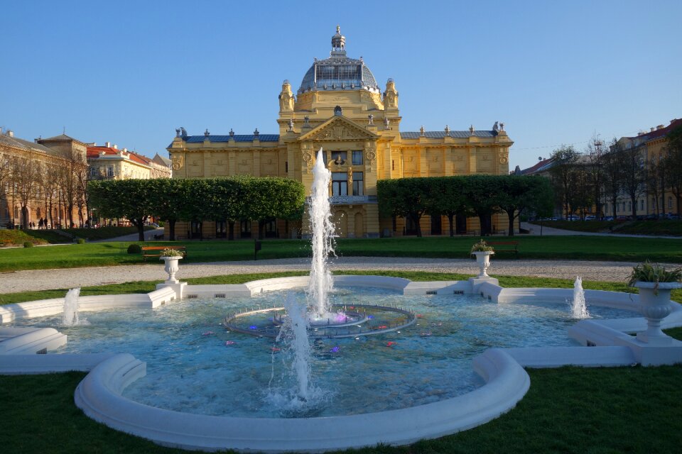 Building historic zagreb photo