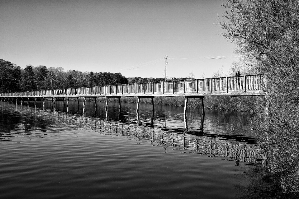 Bridge calm solitude photo