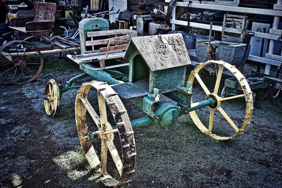 Machine tractor vehicle