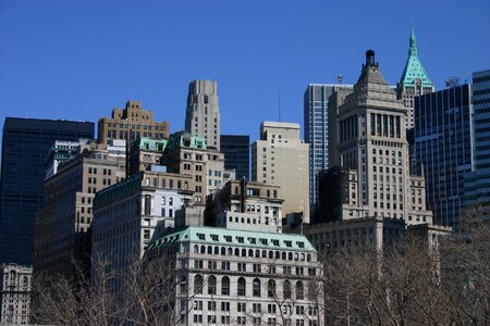 Usa manhattan skyscraper photo