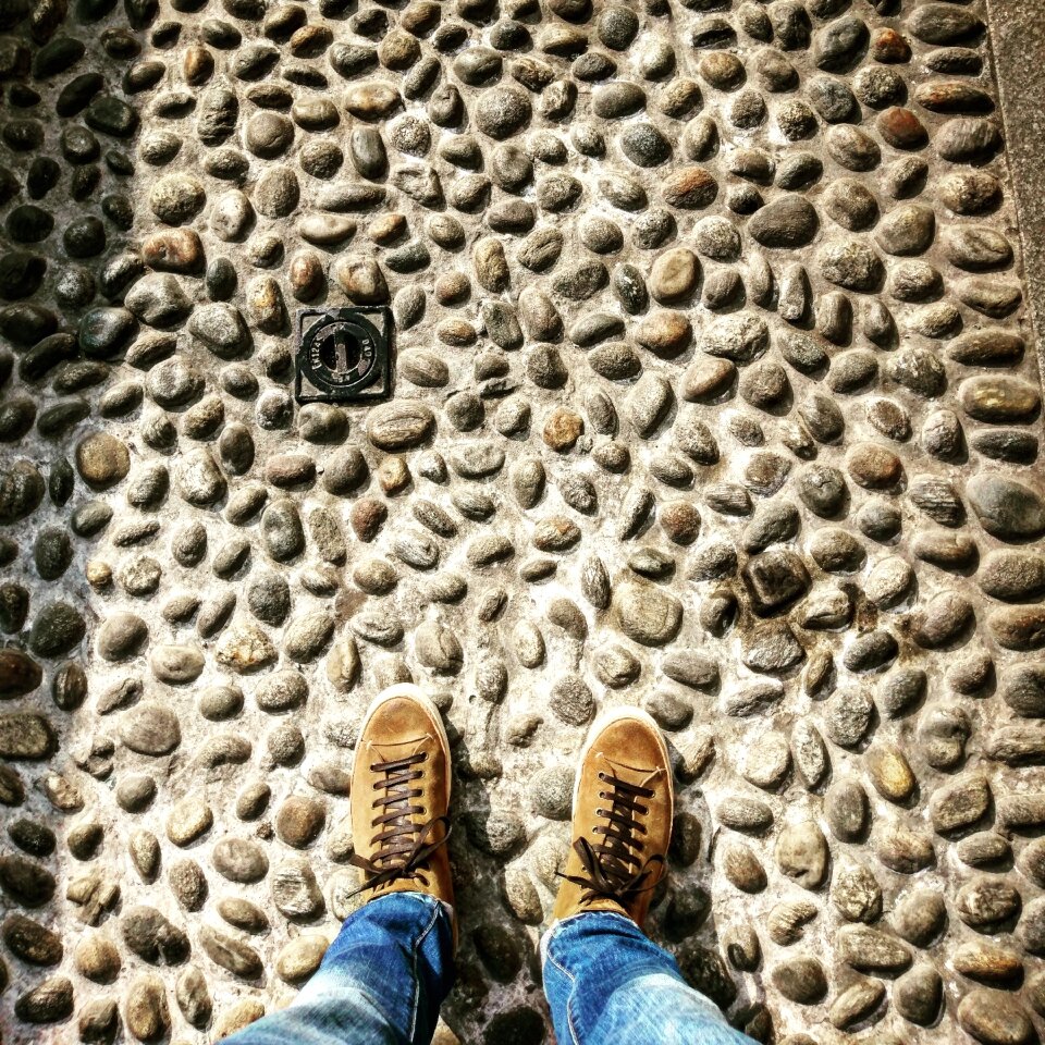 Shoes texture man