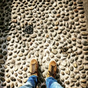 Shoes texture man