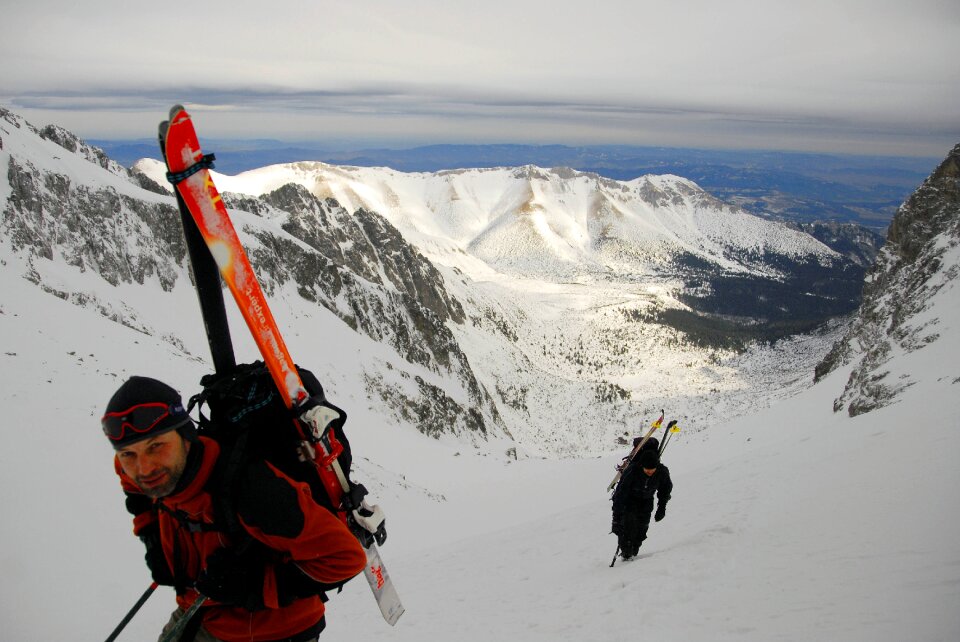 Ski mountaineering mountains snow