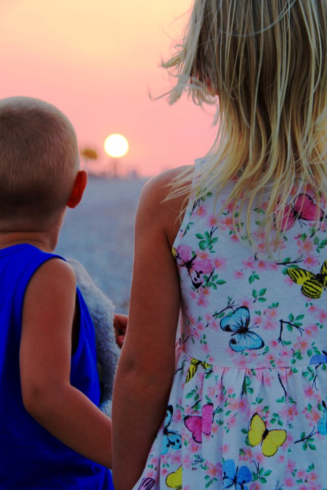 Happy nature family