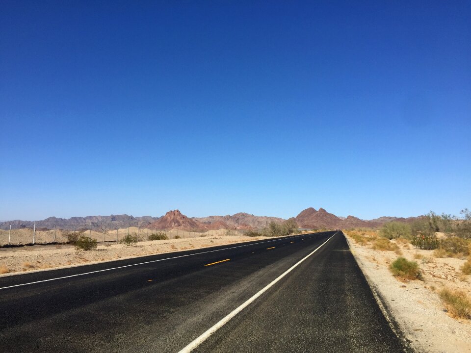 Long road open space