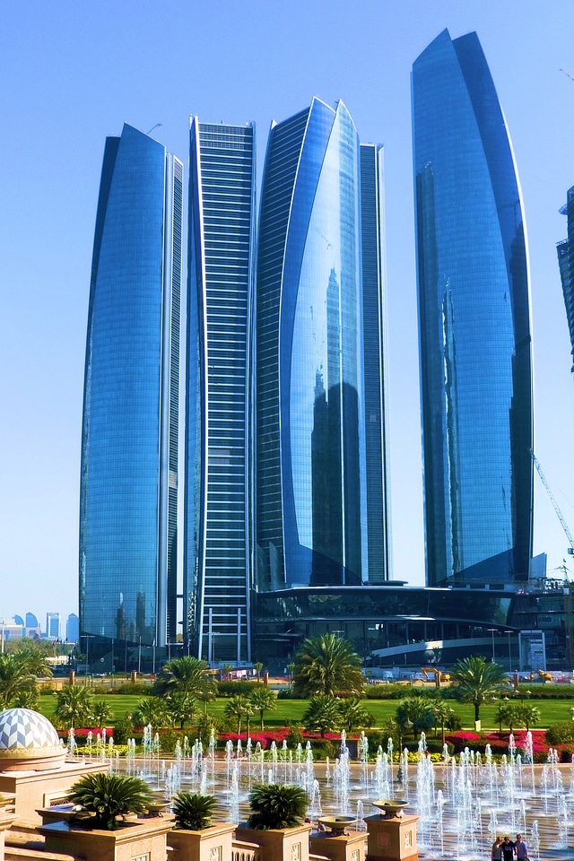 Etihad towers abu dhabi skyscraper