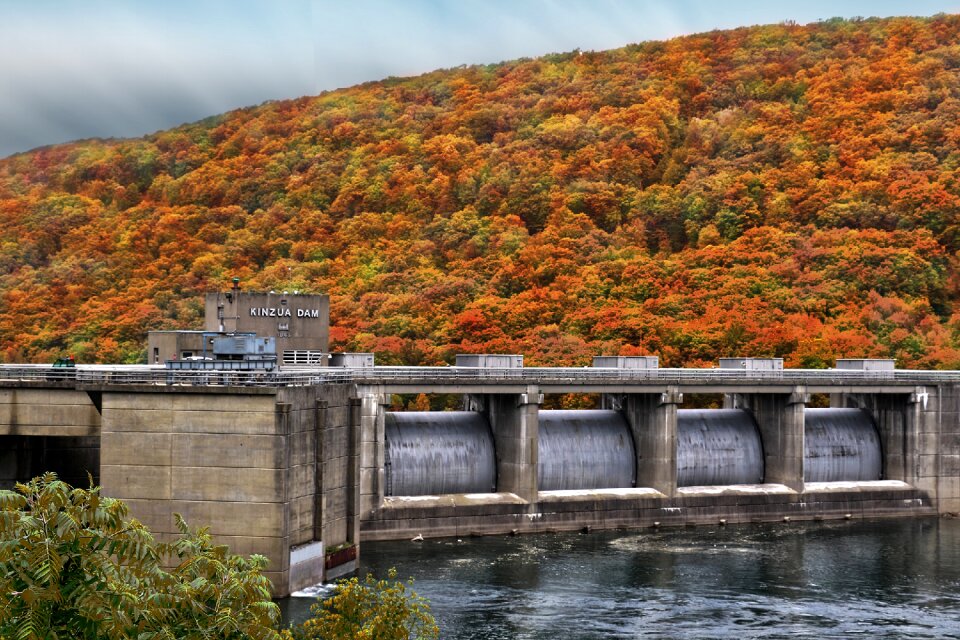 Water bridge landscape