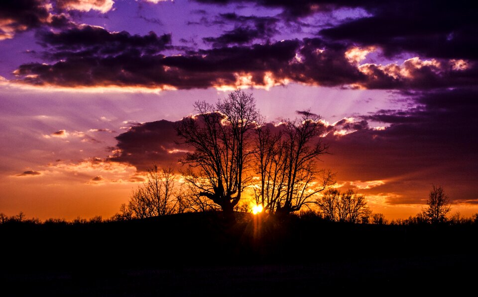 Sunset nature sun