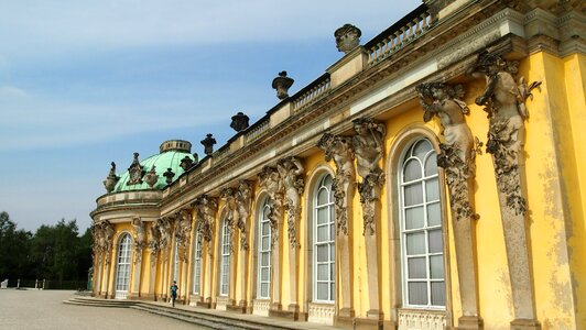 Castle sanssouci historically atmospheric