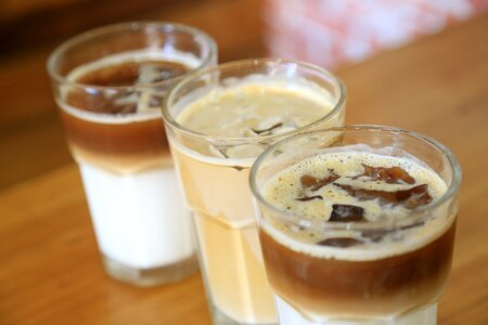 Drinks ice milk