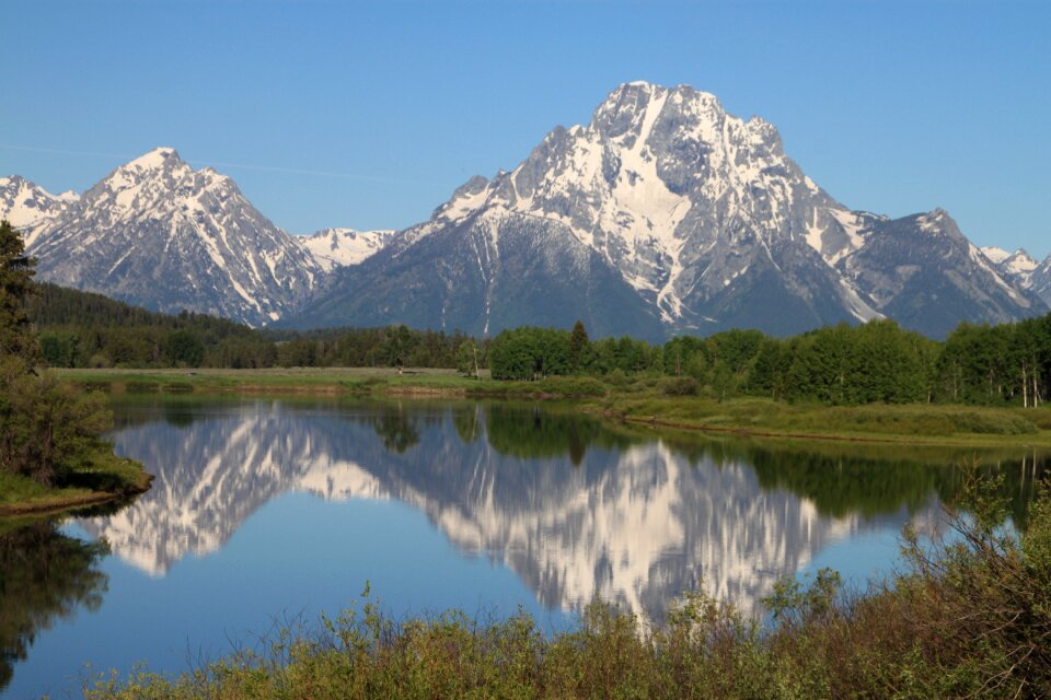 Mountain national park blue photo