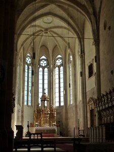 Medieval middle age church photo