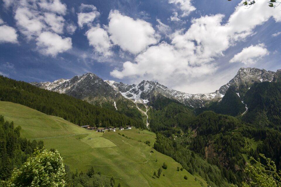 Landscape hike mountains