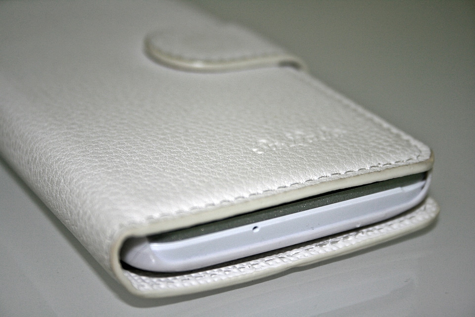 Case white mobile phone