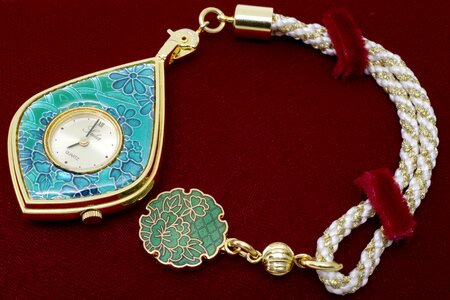 Pocket watch crafts silver cloisonne photo