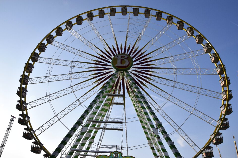 Ferris wheel wasen spring festival