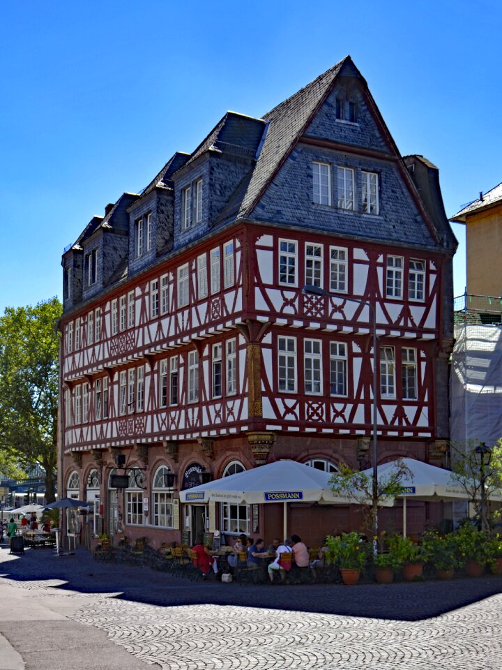 Römerberg historic center truss