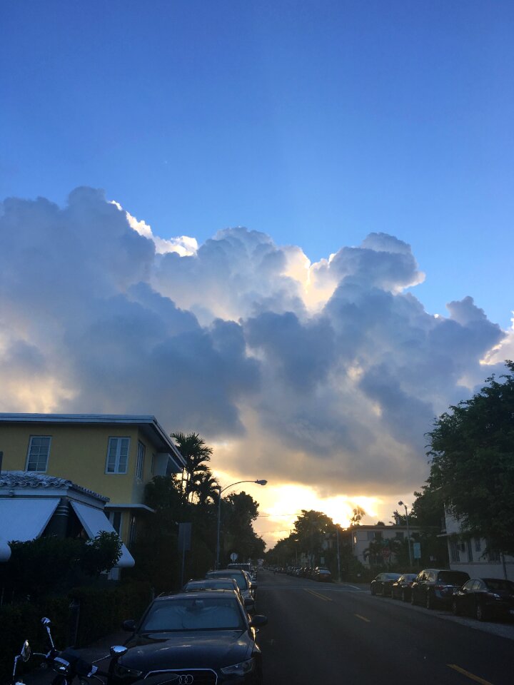 Miami cloud morning