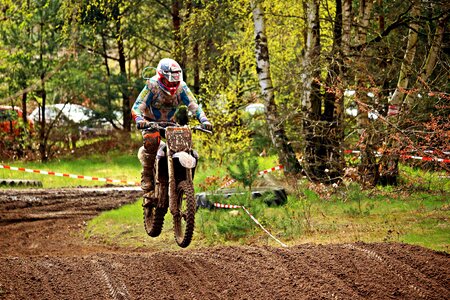 Dirtbike motocross ride race