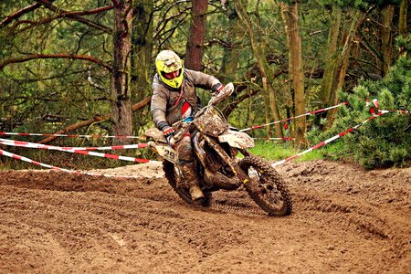 Motorsport motocross race