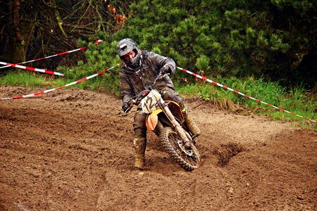 Dirtbike motocross ride racing