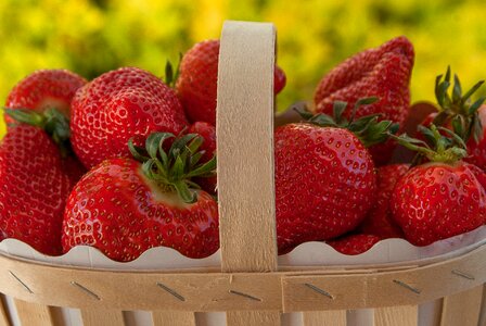 Fruit strawberry basket strawberries