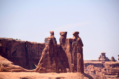 The three gossips rock formations photo