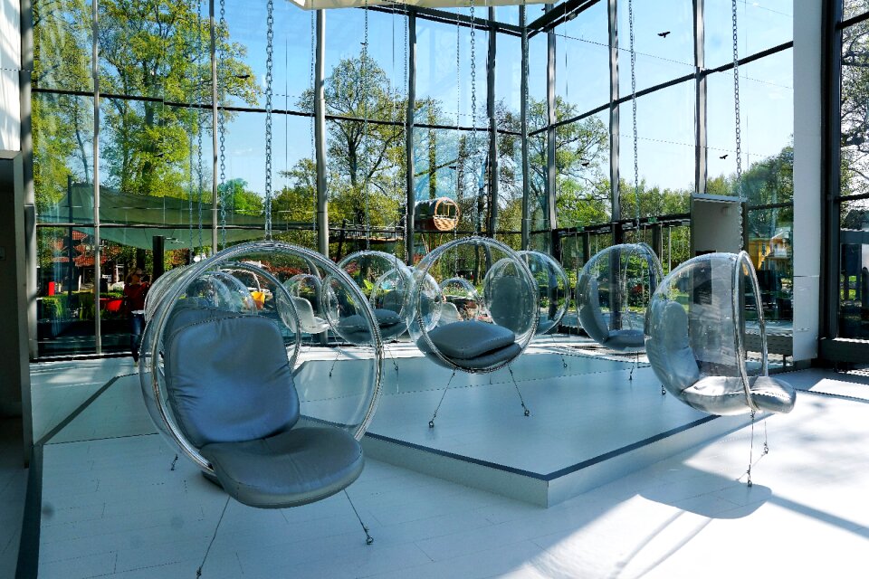 Modern glass window